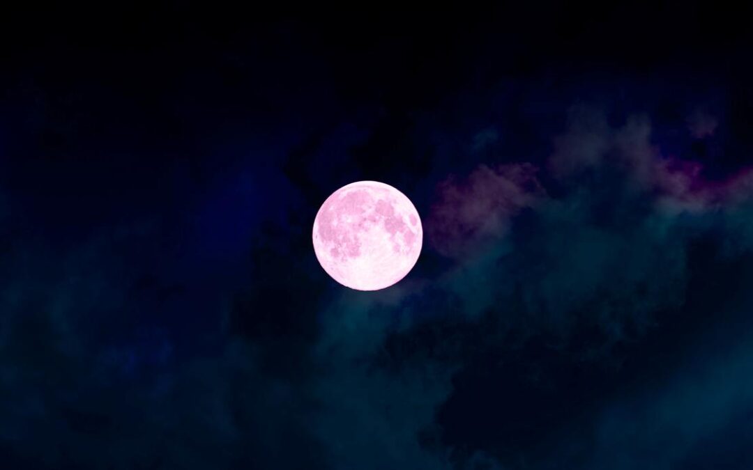 4月の満月は27日 “ピンクムーン”（桃色月）