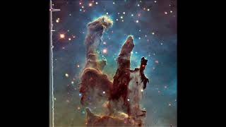 創造の柱（M16 星雲）の“宇宙の音”を配信しました♪